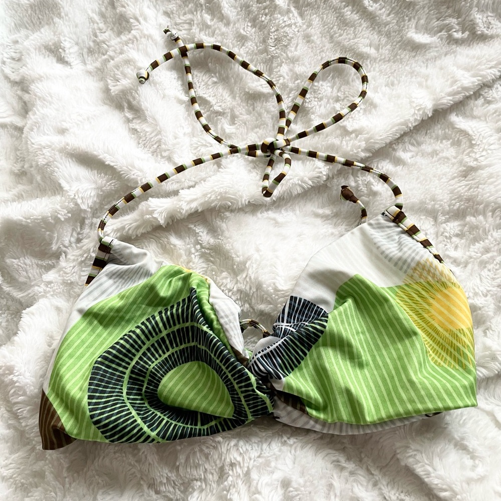 Maia one piece multicolored bikini swim top